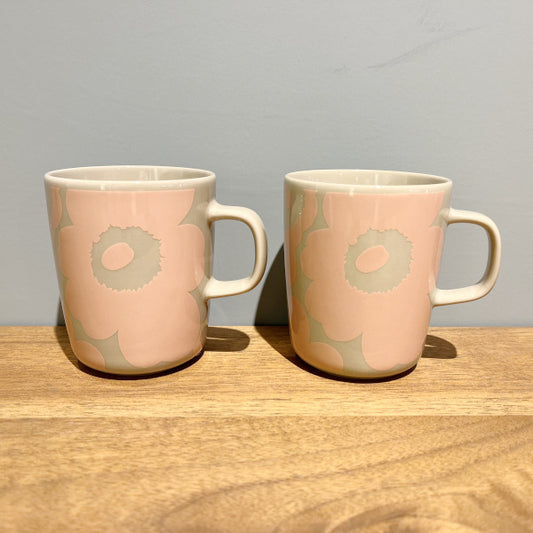 マリメッコ ウニッコ ペアマグカップセット パウダー