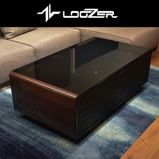 LOOZER スマートテーブル135　冷蔵庫+スピーカー+ワイヤレス充電付