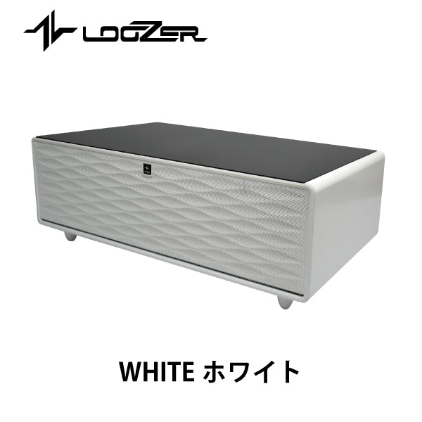 LOOZER スマートテーブル135　冷蔵庫+スピーカー+ワイヤレス充電付