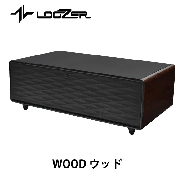 LOOZER スマートテーブル135　冷蔵庫+スピーカー+ワイヤレス充電付