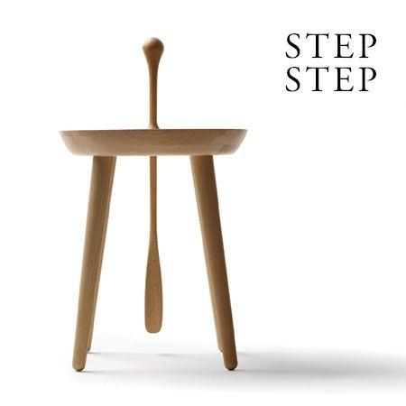 日進木工 靴べら＆スツール STEPSTEP （送料無料）